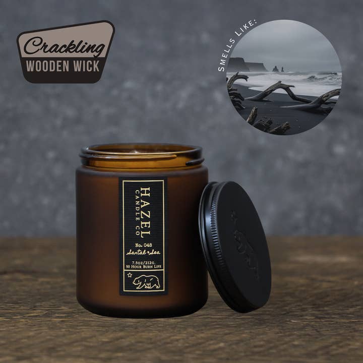 Santal & Zee geurende kokos sojawas, niet-giftige kaars voor wholesale door Hazel Candle Co.