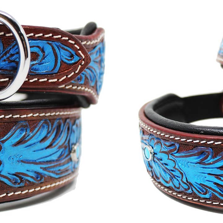 Collare per cuccioli di cane in vera pelle di mucca imbottito Canine 6032 per la vendita all'ingrosso da parte di Challenger