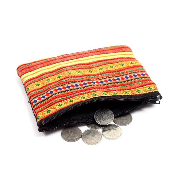 Lumily - Wholesale Coin Purse - Women's - Embroidered Vintage Hmong Coin Purse - Thailand0