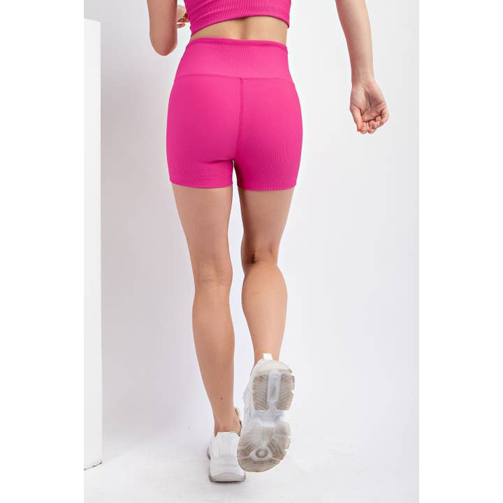 Rae Mode - Wholesale Athletic Shorts - Women's - NYLON RIB BIKER PANT WITH SIDE POCKETS46