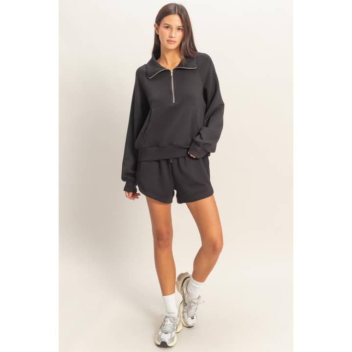 HYFVE - Wholesale Sweatshirt - Women's - Half-Zip Collar Pullover43