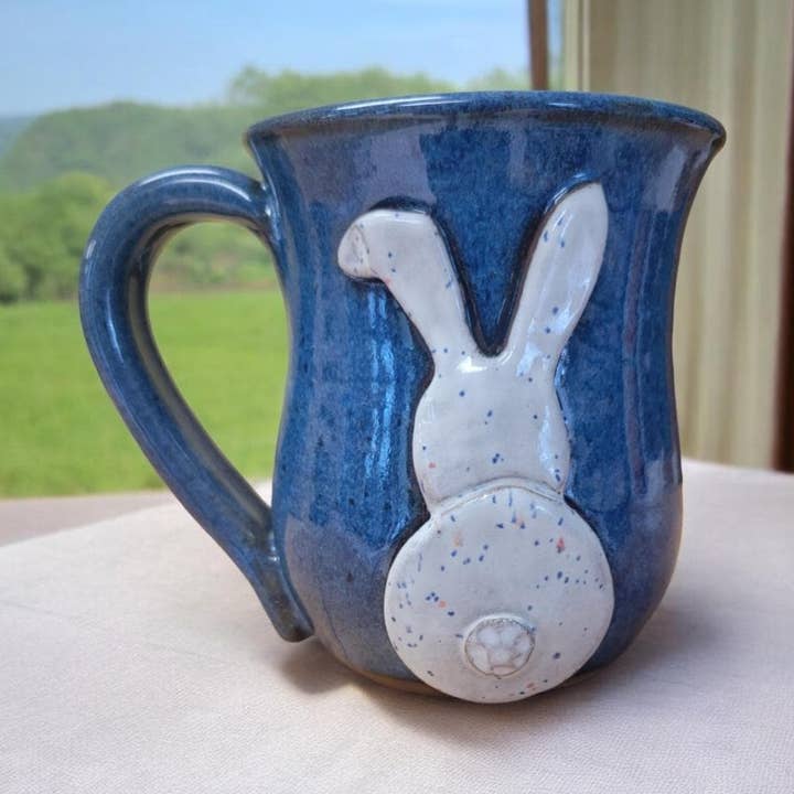 Bunny Butt Mug for wholesale by MudWorks Pottery