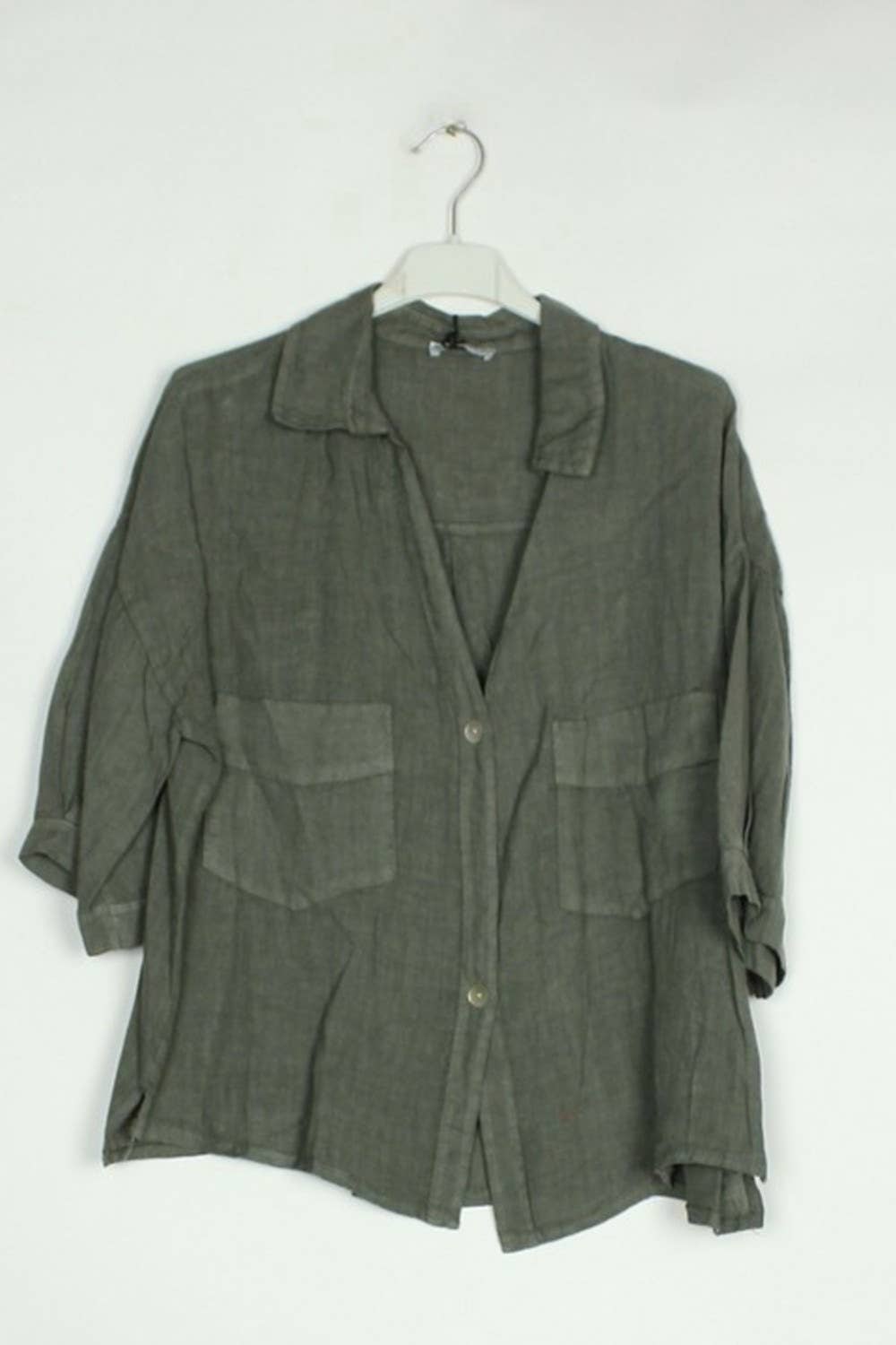 LÉA & LUC - Wholesale Button Down Shirt - Women's - 100% linen shirt REF.20174/512