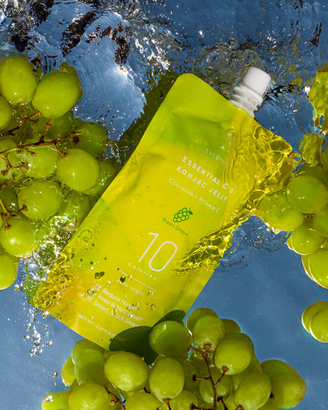 EVERYDAZE - Wholesale Oral Supplement/Vitamin - Essential C's Konjac Jelly - Green Grape - Box of 10 Packs6