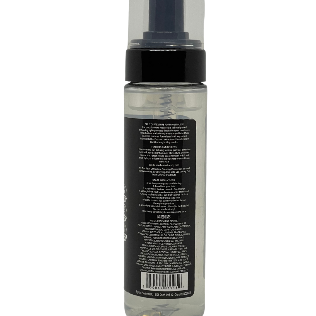 My Curl products - Wholesale Hair Styling Gel/Mousse - SET IT OFF TEXTURE FOAMING MOUSSE2