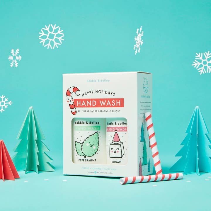 Dabble & Dollop - Wholesale Hand Soap/Wash - Happy Holidays Handwash Set - Clearance Pricing!