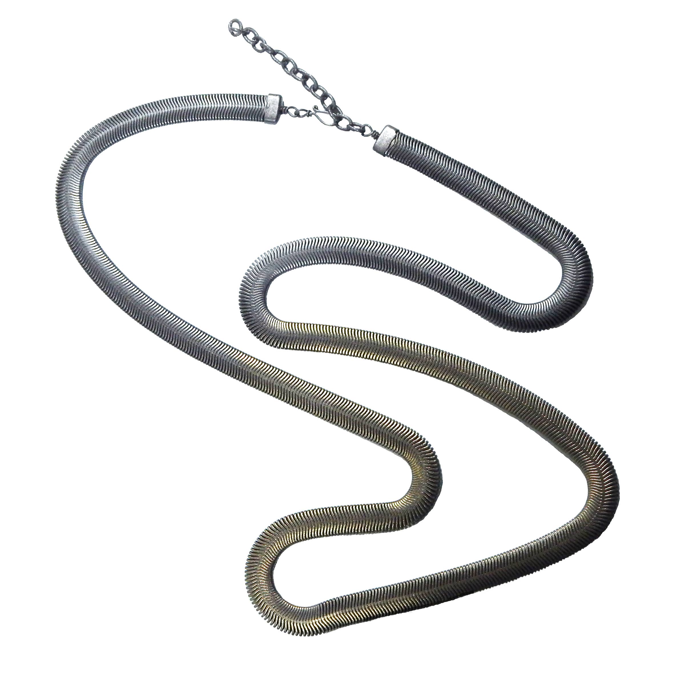 Sarah Cavender Metalworks - Wholesale Link & Chain Necklace - 40" The Classic Single Strand Fern Necklace4