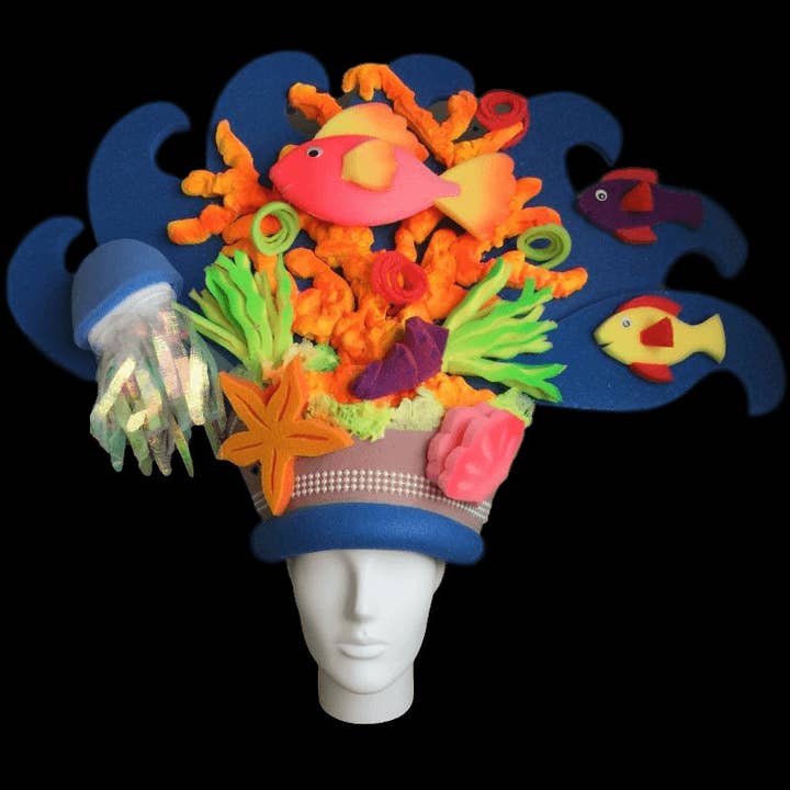 Coral Reef Hat for wholesale by Foam Party Hats