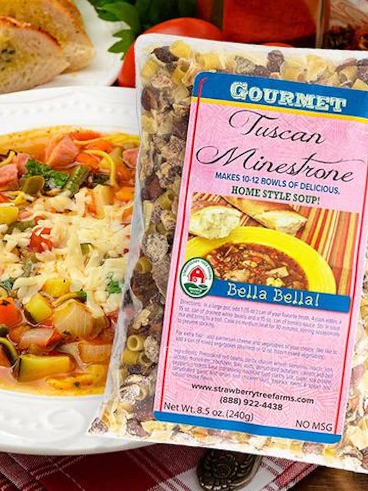 Tuscan Minestrone Gourmet Soup Mix for wholesale by Strawberry Tree Farms