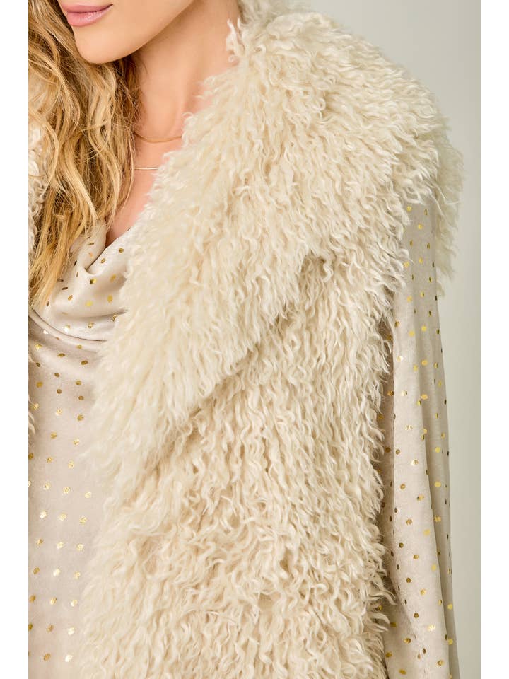 Mystree - Venta al por mayor Chaleco de abrigo - Mujer - Chaleco de Piel Sintética Peluda 6124215