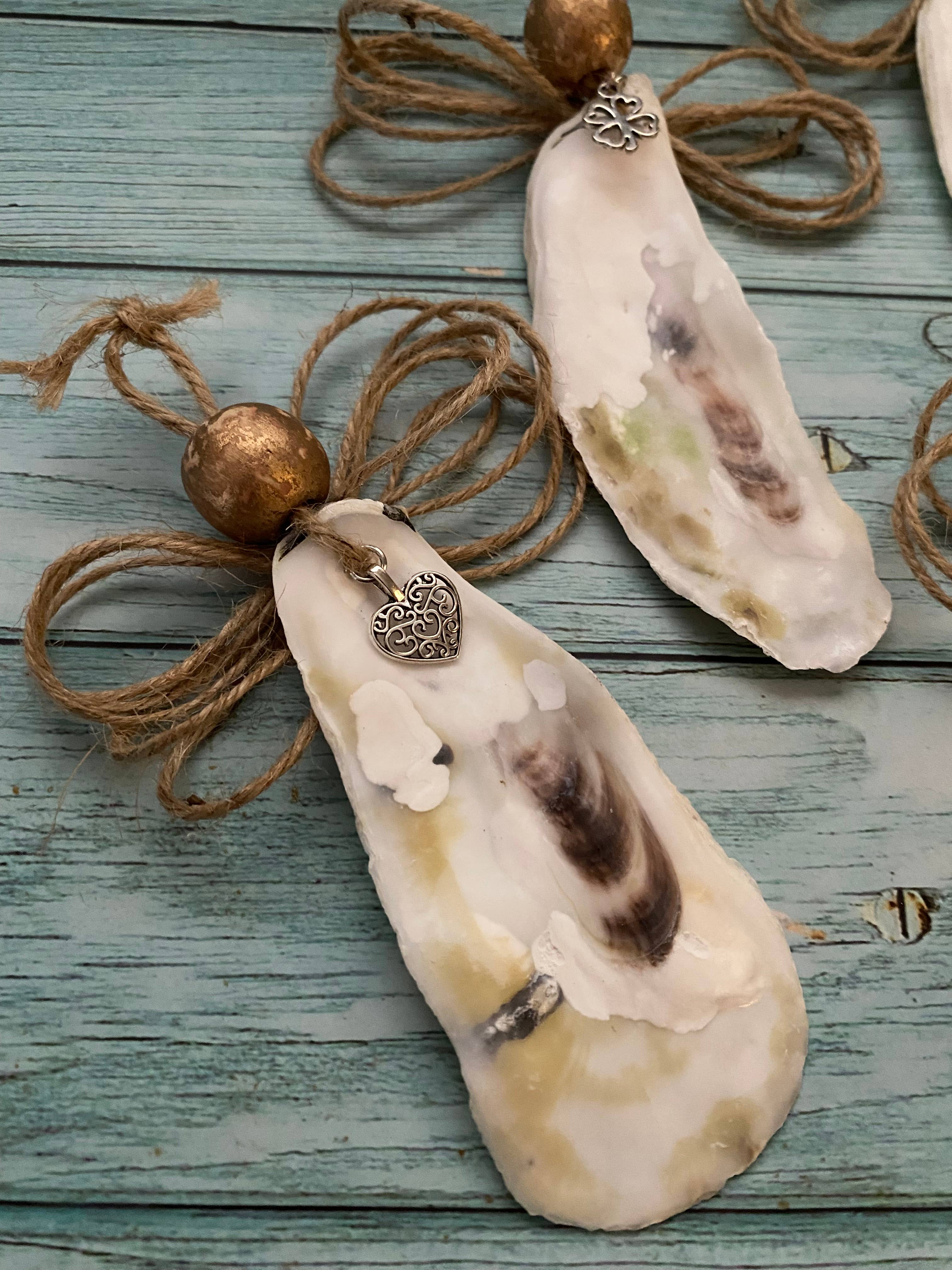 Serenity Shells - Wholesale Ornament - Angel Oyster Ornament1