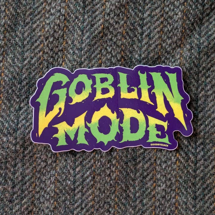 Goodbye Zach - Wholesale Phone & Laptop Stickers - Goblin Mode Sticker