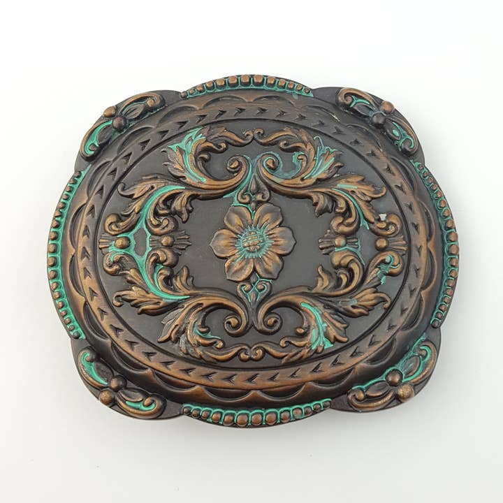 Axesoria West - Wholesale Belt Buckle - Unisex - Buckle: Vintage Brass with slight patina 0