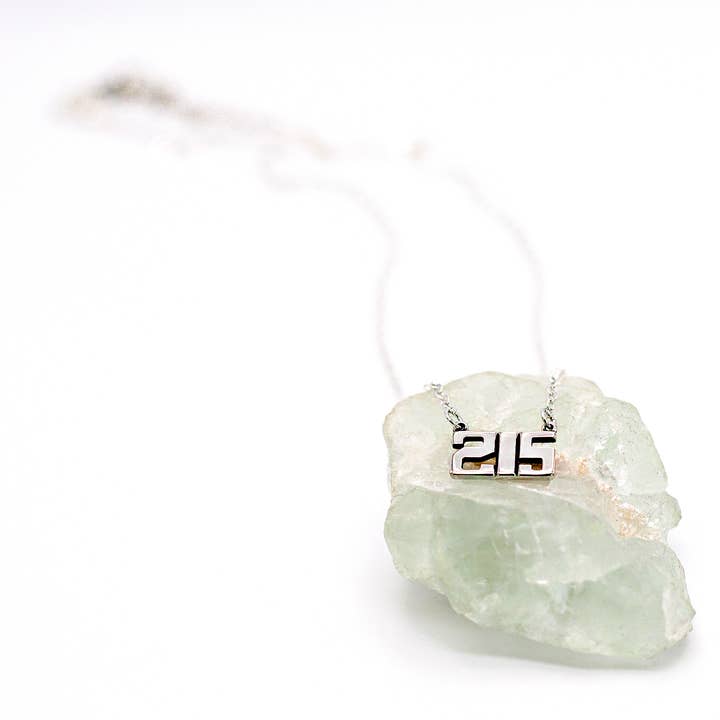 Baby 215 Necklace - Silver for wholesale by Riot Alliance