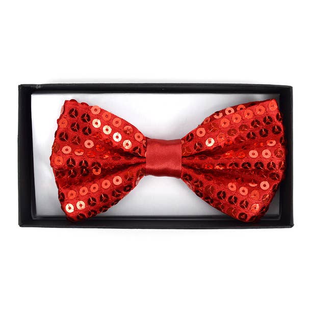 Selini New York - Wholesale Bow Tie - Men's - Men's 2.5" Sparkle Sequin Banded Bow Ties9