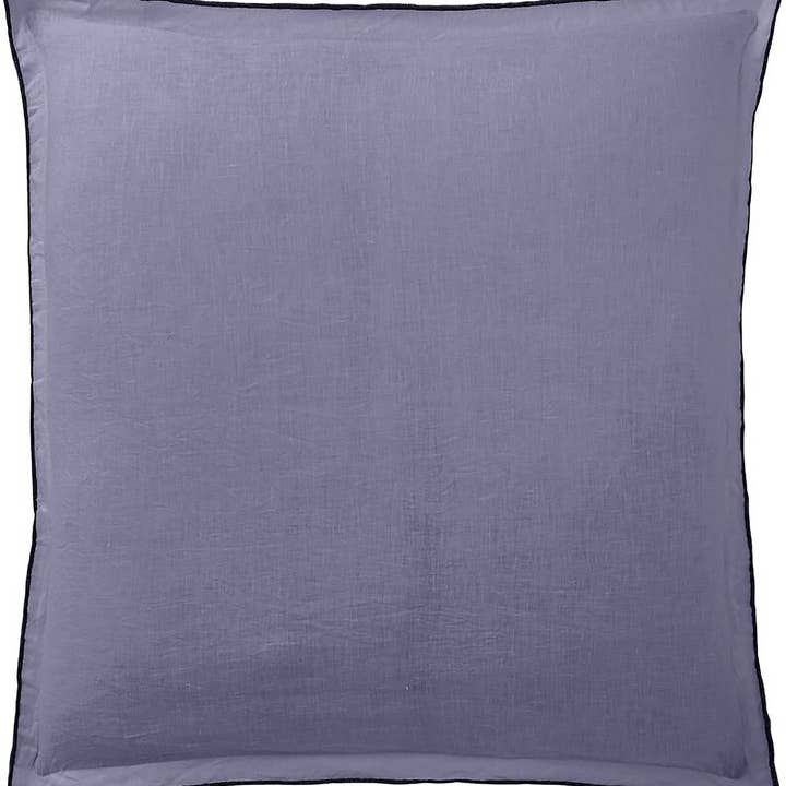 Set of 2 Pillowcases 65x65cm 100% Washed Linen 160g Mineral for wholesale by BATON ROUGE