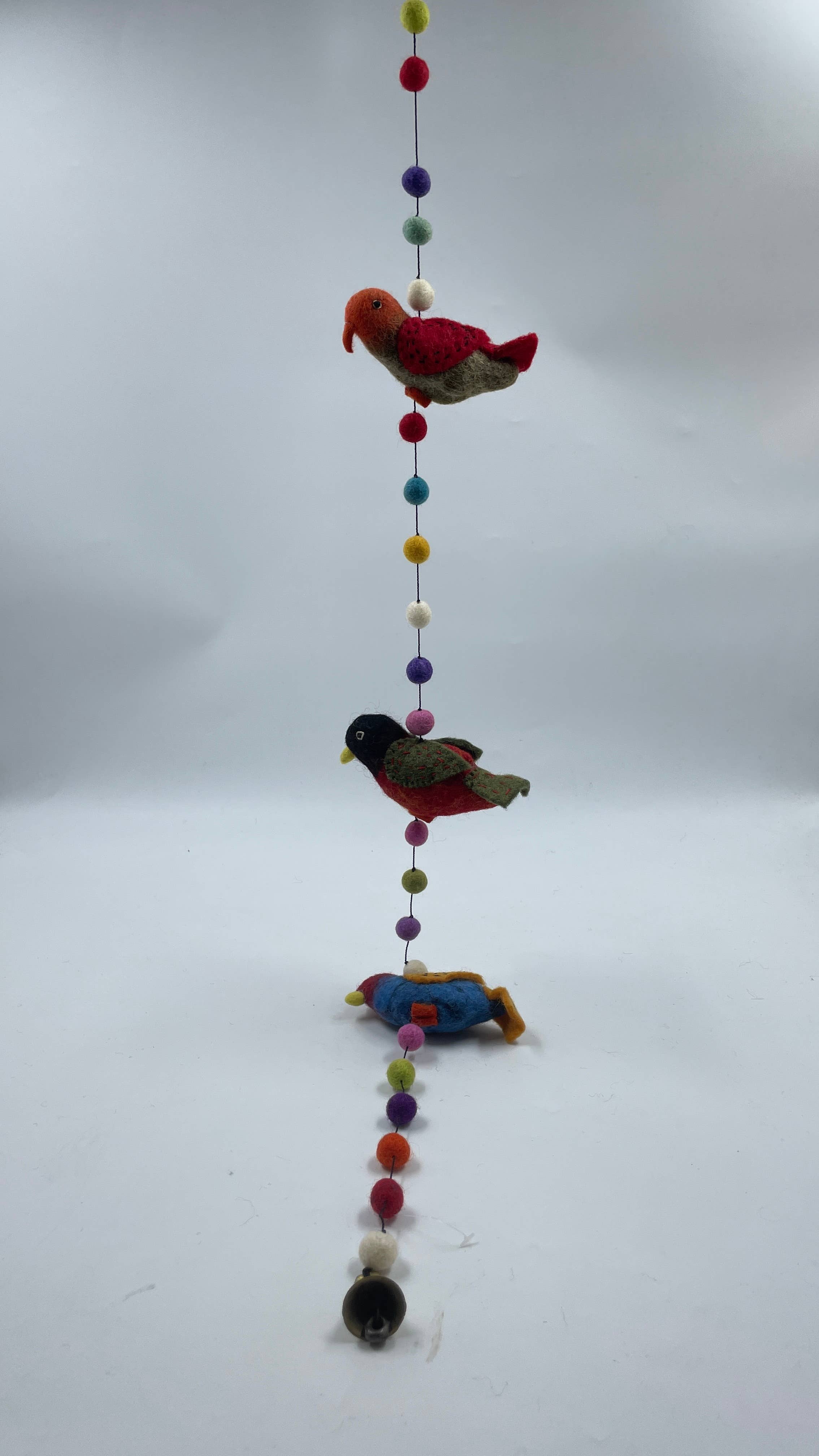 Funky Yak Ltd – wholesale Mobile – Handmade Felt Bird Mobile Room Decoration1