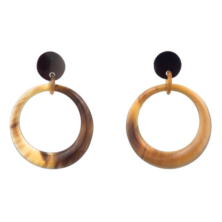 Boucles d'oreilles corne de buffle pour la vente par VIVO