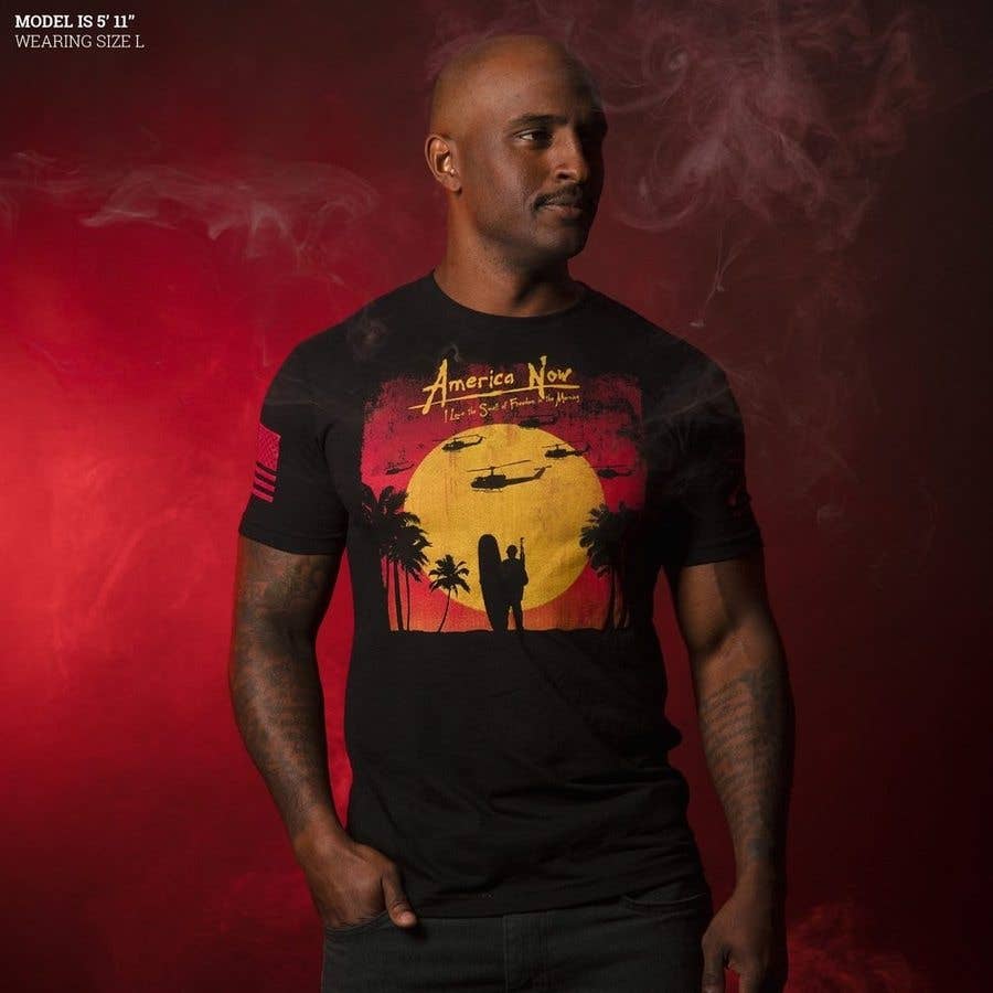 Grunt Style - Wholesale Screen Printed T-Shirt - Men's - America Now T-Shirt - Black3