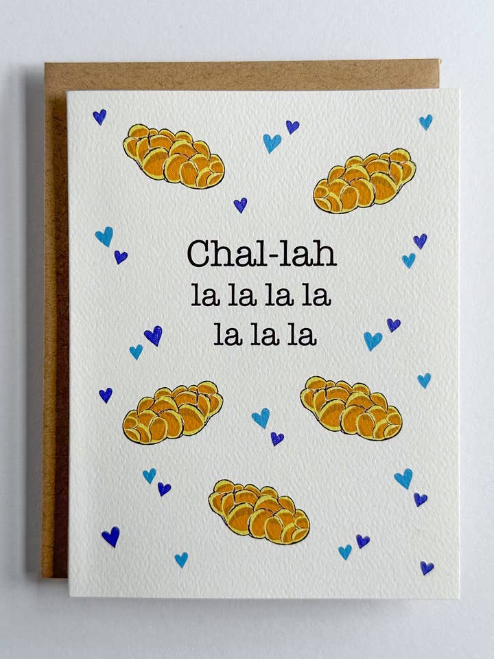 Chah-lah La La La Chanukka-Karte für den Großhandel von Wild Card Creations