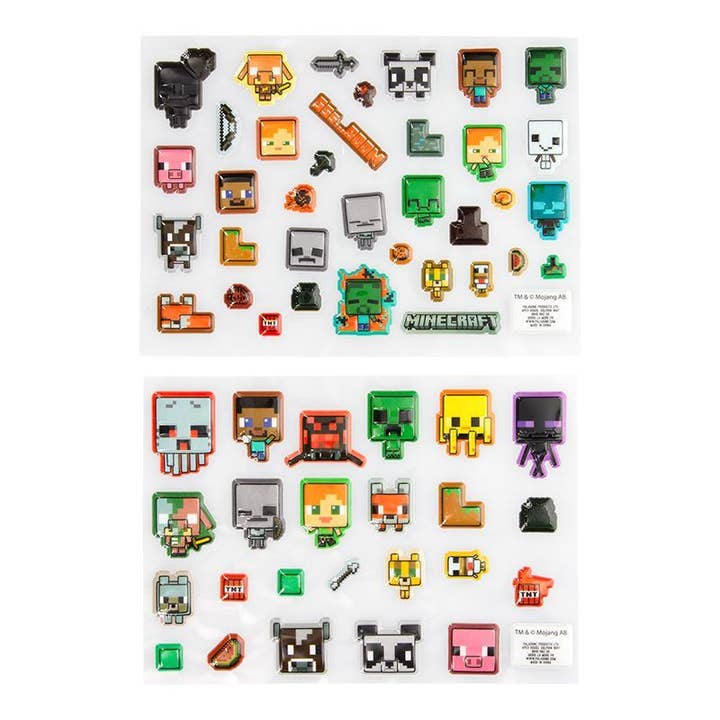 Paladone UK – wholesale Sticker – Minecraft Puffy Gadget Decals
