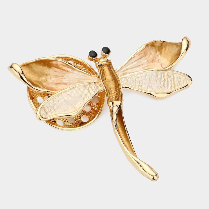 Sensibling Corp. - Wholesale Brooch - Colored Metal Dragonfly Magnetic Brooch3
