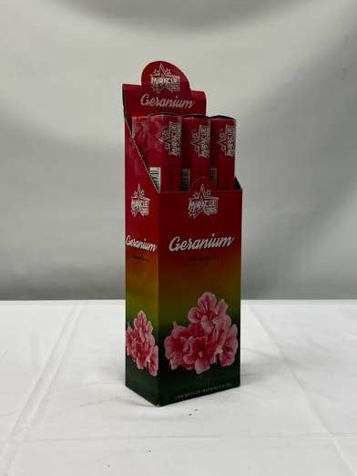 Geranium Incense sticks for wholesale by Miracle 365