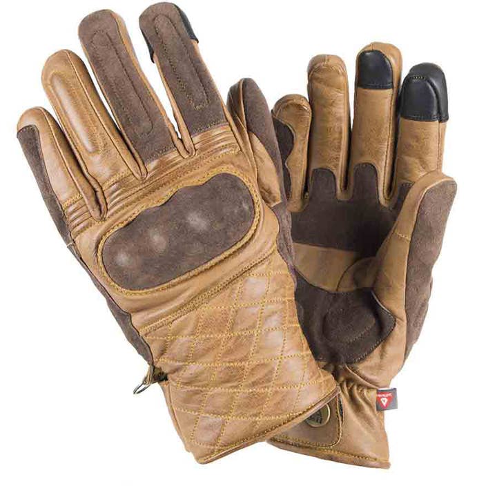 Café Racer suede gloves for wholesale by Mitchumm Industries