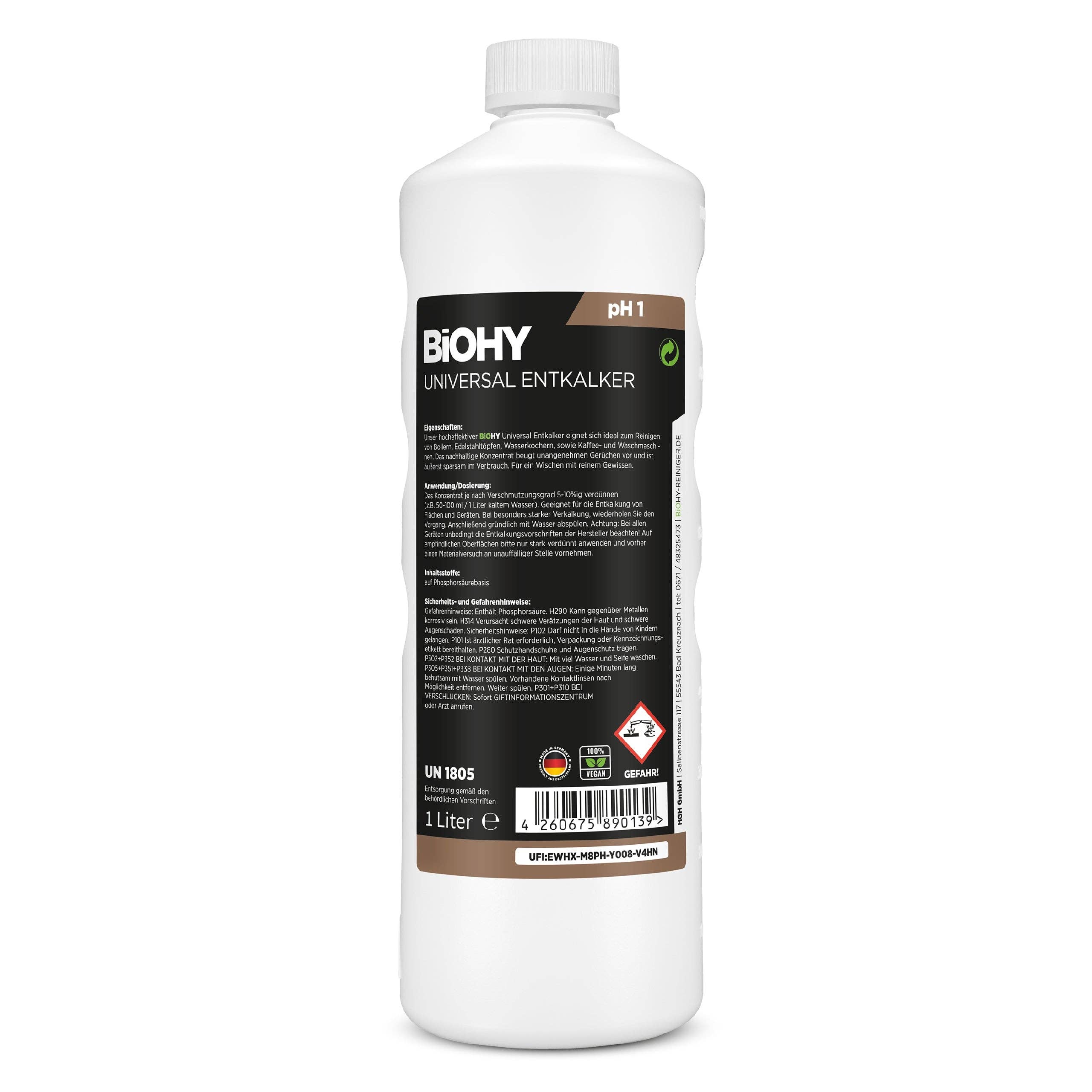 BiOHY - Wholesale Allesreiniger - BioHy universele ontkalker, ontkalkingsmiddel, biologische kalkverwijderaar, kalkreiniger1