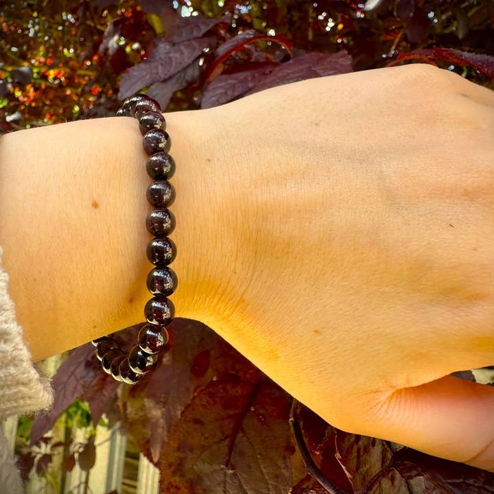 Wise Skies - Wholesale Beaded Bracelet - 6mm Beaded Crystal Stone Bracelets Natural Healing Jewelry