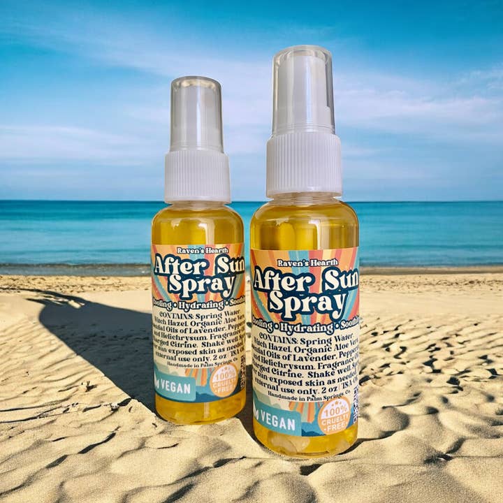 SOL After Sun Spray | Travel Size | TSA-OK | Natural for wholesale by Raven’s Hearth