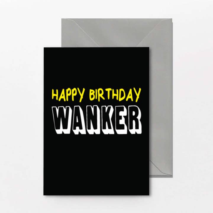 Cheeky Chops Cards & Wanky Candles – Engroshandel Fødselsdagskort – Rude fødselsdagskort - Tillykke med fødselsdagen Wanker0