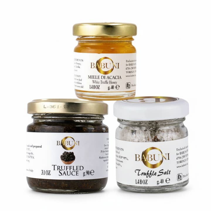 Truffle Condiment Combo Set for wholesale by BABUNI Gourmet & Specialties
