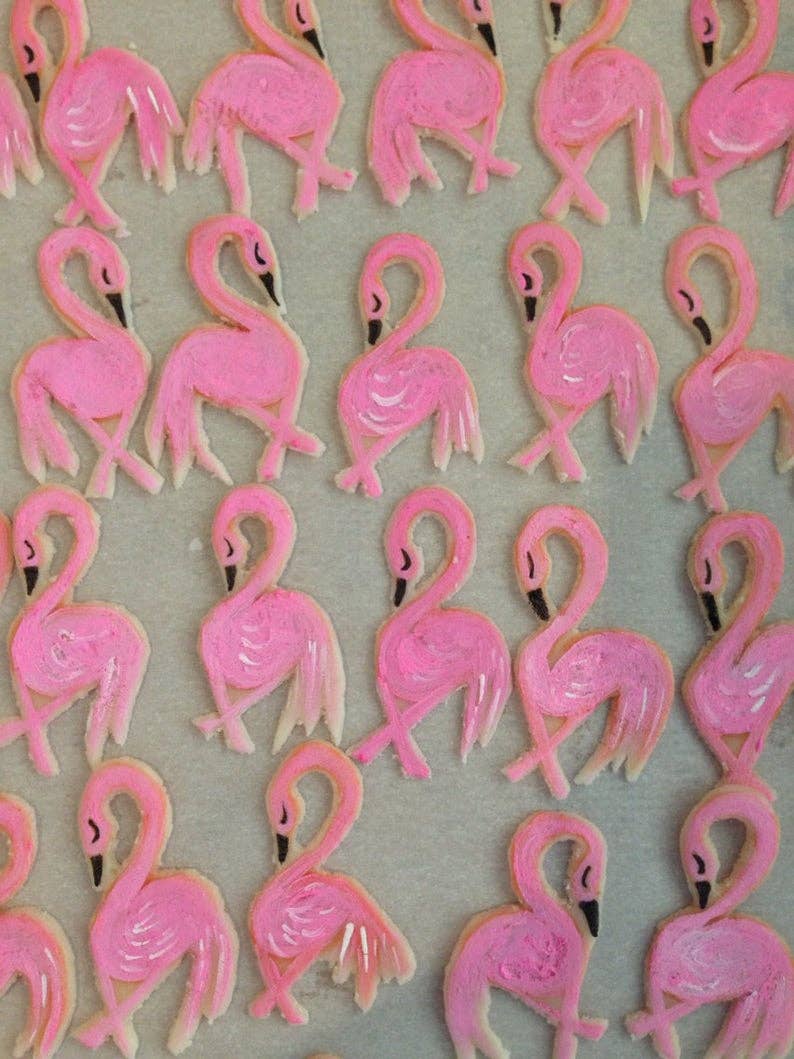 A Secret Forest - Wholesale Lollipop - Fondant Flamingo Lollipops2