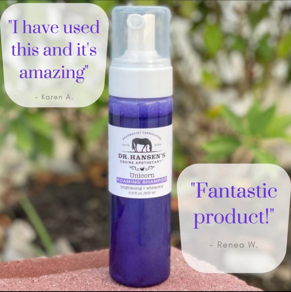 Dr. Hansen's Equine Apothecary - Wholesale Horse Conditioner/Grooming Aid - Unicorn Foaming Shampoo8