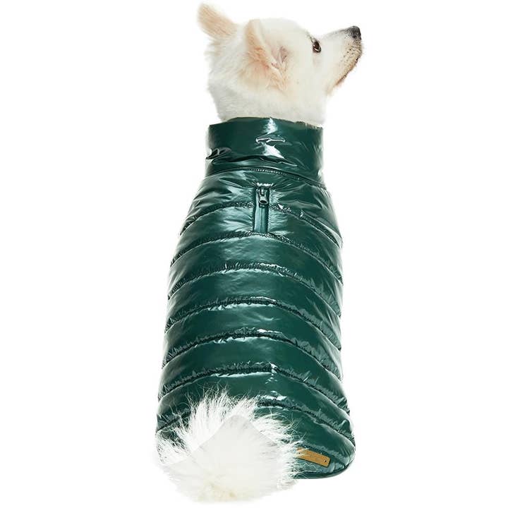 Blueberry Pet - Wholesale Pet Jacket - Dog - Custom-woven& Dyed Puffer Jacket, Flex Chest + Leash Opening5