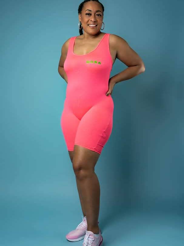 GASA stretchy one piece onesie for wholesale by GASA Custom Apparel