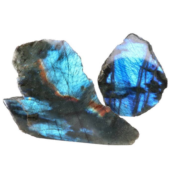 Piastre di Labradorite con Base Lucidata per la vendita all'ingrosso da parte di Vives de la Cortada S.L
