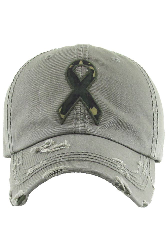 Hana - Wholesale Baseball Cap - Women's - Camo Ribbon Washed Vintage Baseball Cap5
