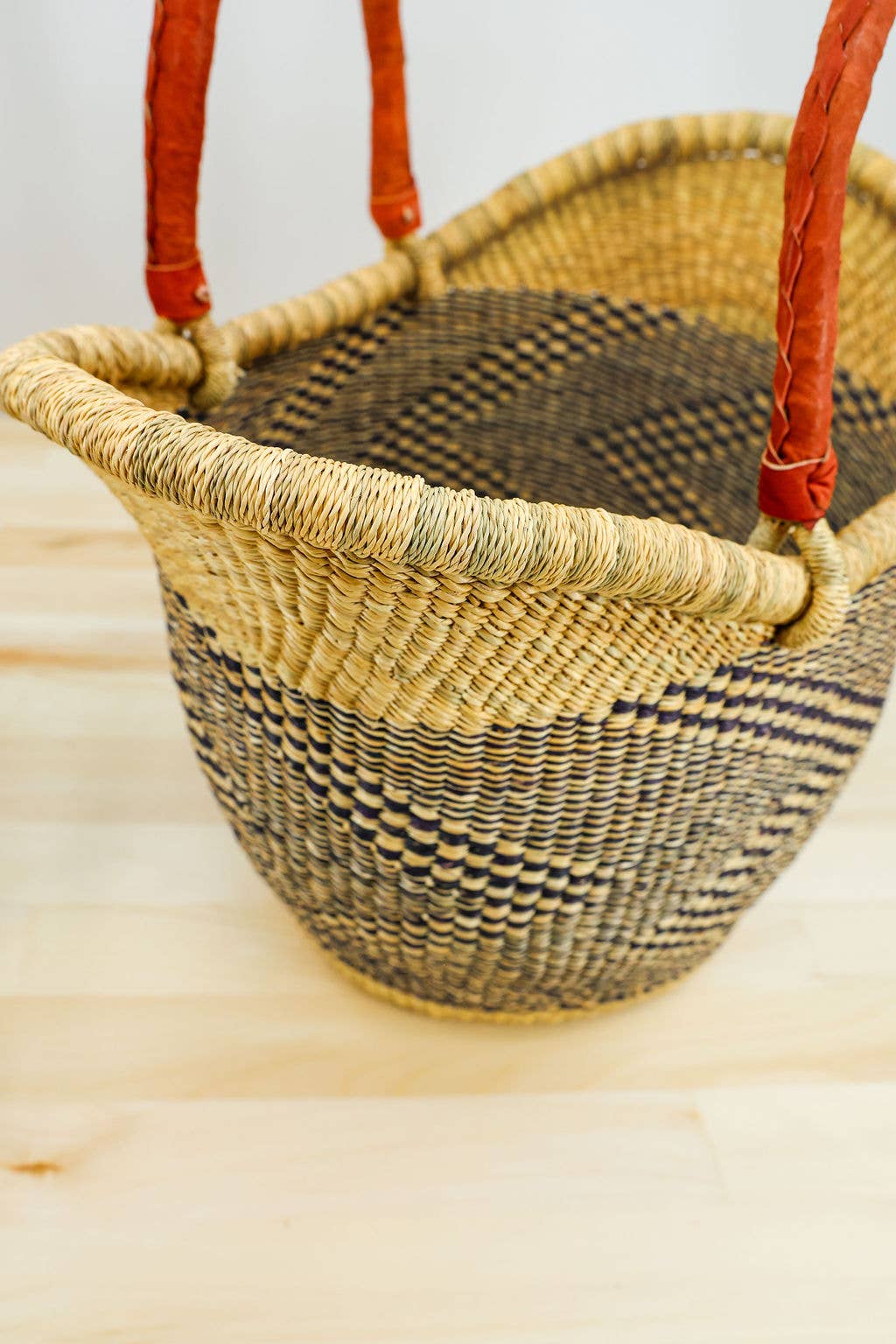 Gitzell FairTrade – Engroshandel Indkøbspose/indkøbstaske – Tote Basket Taske, U-Shopper dobbeltvævet3