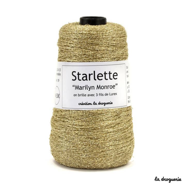 Starlette Knitting Yarn - Marilyn Monroe (light gold) for wholesale by LA DROGUERIE