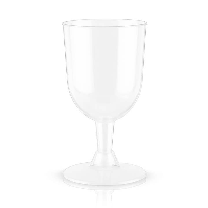 TRUE - Wholesale Disposable Cup - Party Disposable Stemmed Plastic Wine Glasses2