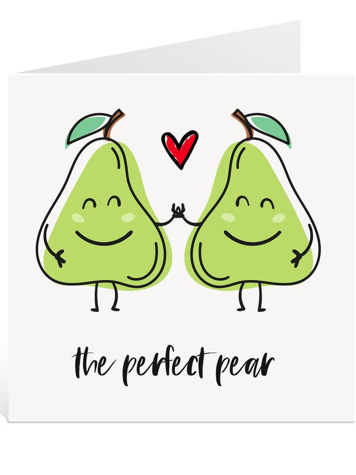 The Perfect Pear Card for wholesale by Creationery