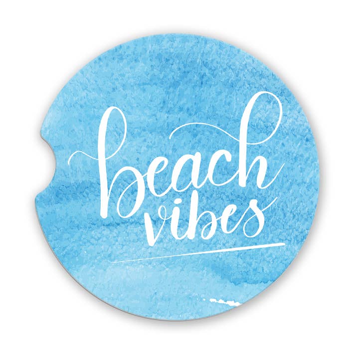 Plage Vibes Dessous de verre pour la vente par Quotable Life