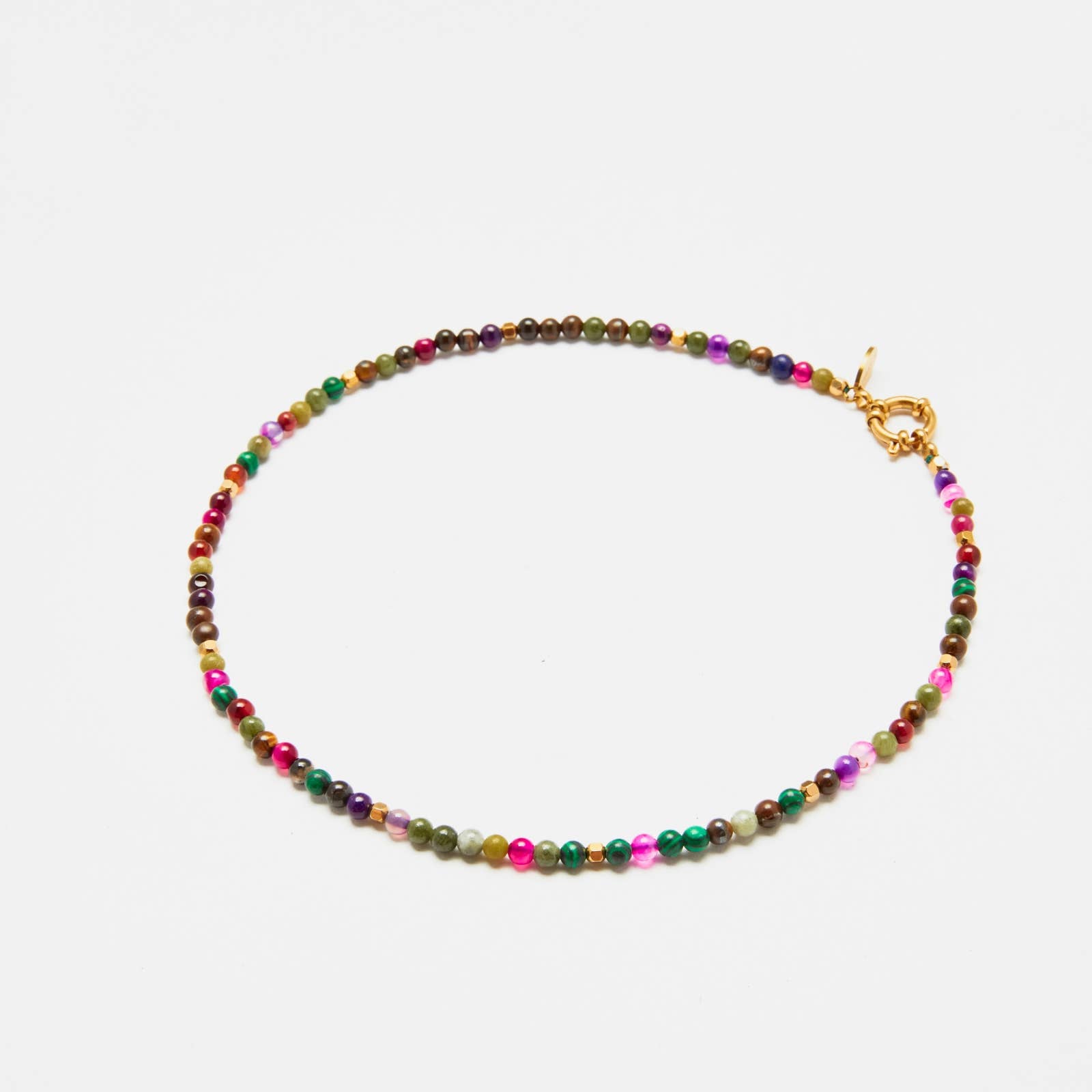 Lovelika – wholesale Link & chain necklace – Simple chain necklace with stones - Skylar5