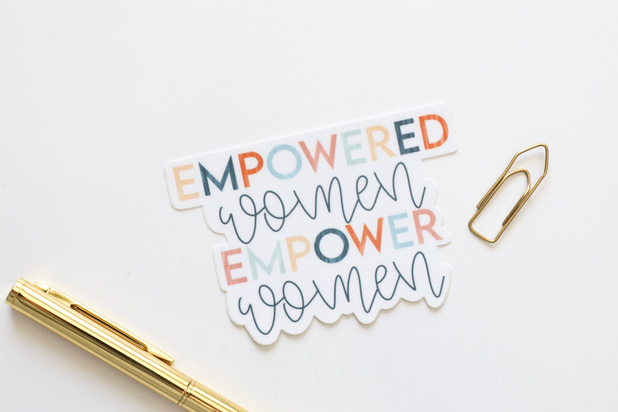 Lemon Milk Paper Co - Wholesale Sticker - Empowered women empower women sticker
