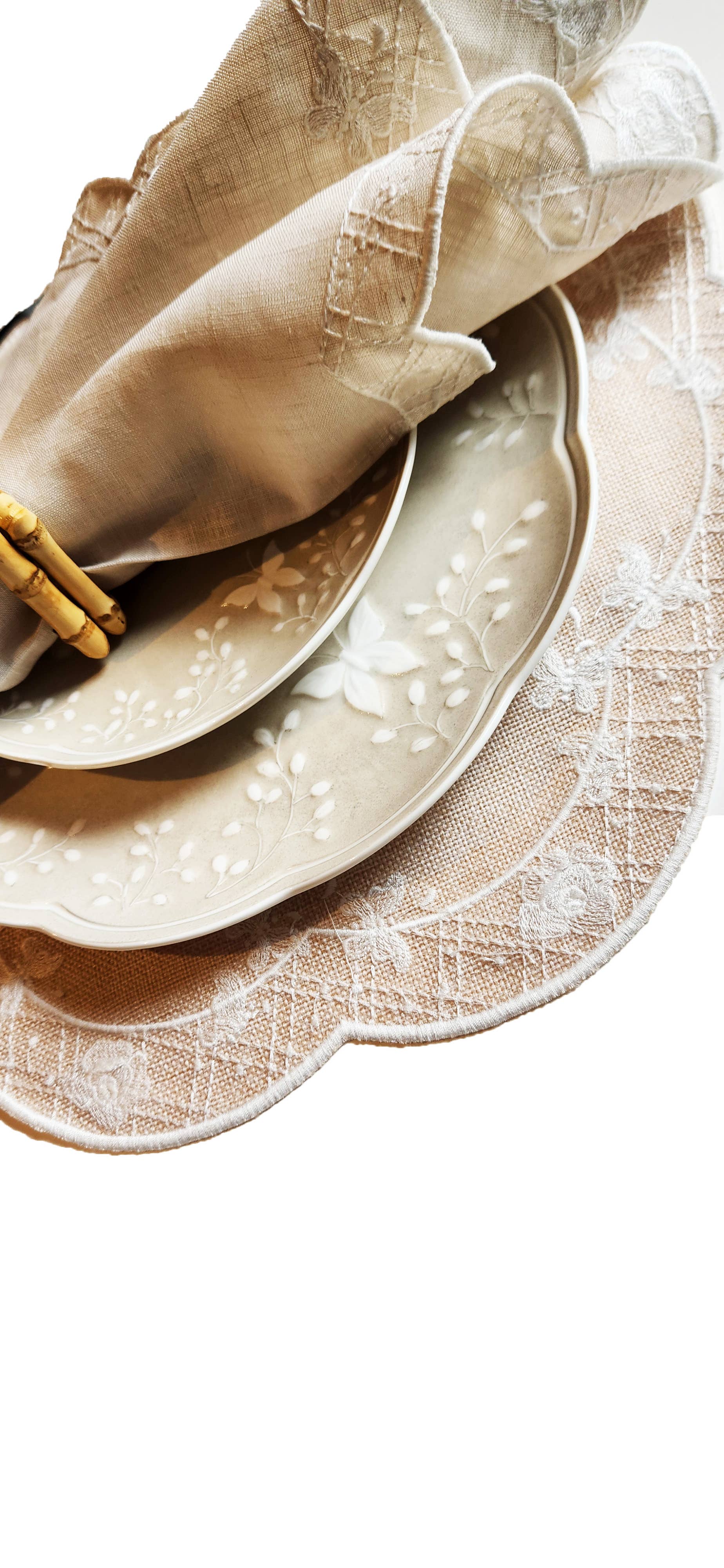 Iza Silva -Luxury Tableware - Wholesale Dinner & Cloth Napkin - The Original -Florentine Collection -Napkins -Various Colors22
