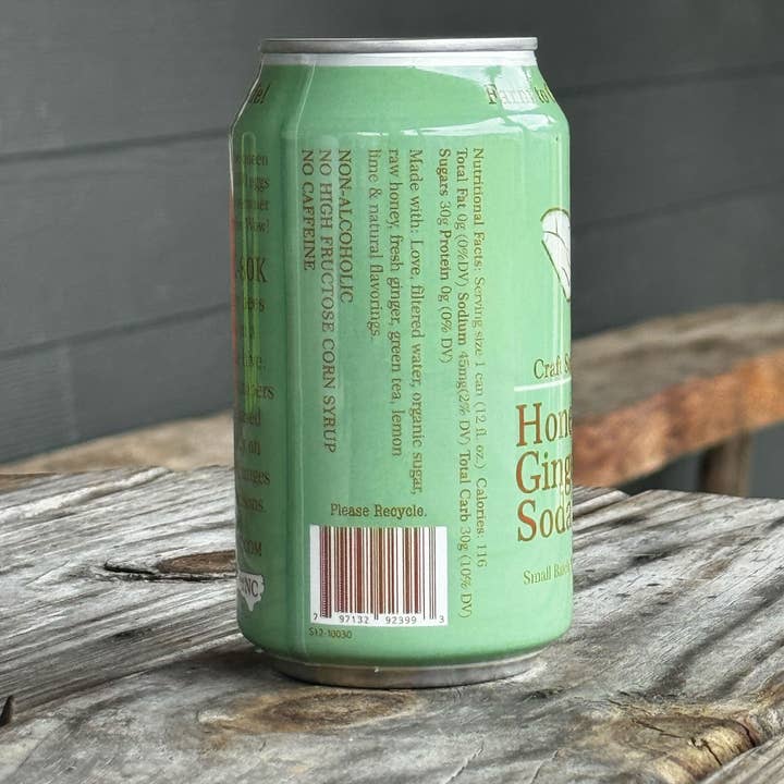 Wehrloom Honey - Wholesale Soda/Carbonated Drink - Honey Ginger Soda