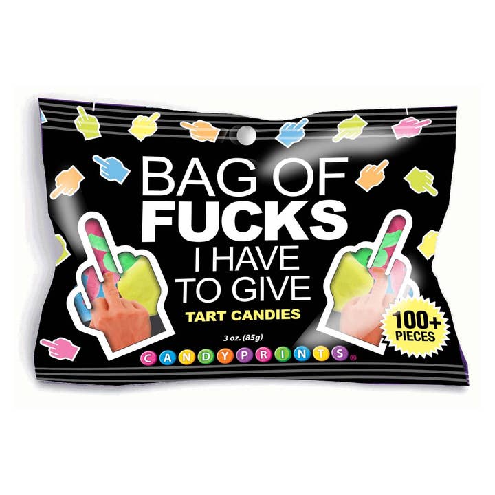 Little Genie Productions - Wholesale Hard Candy - Bag of Fucks I Have to Give -3oz Bag