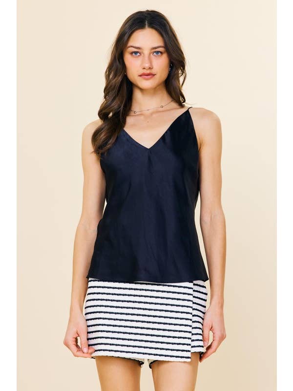 SKIES ARE BLUE - Wholesale Camisole - Women's - Satin Cami Top